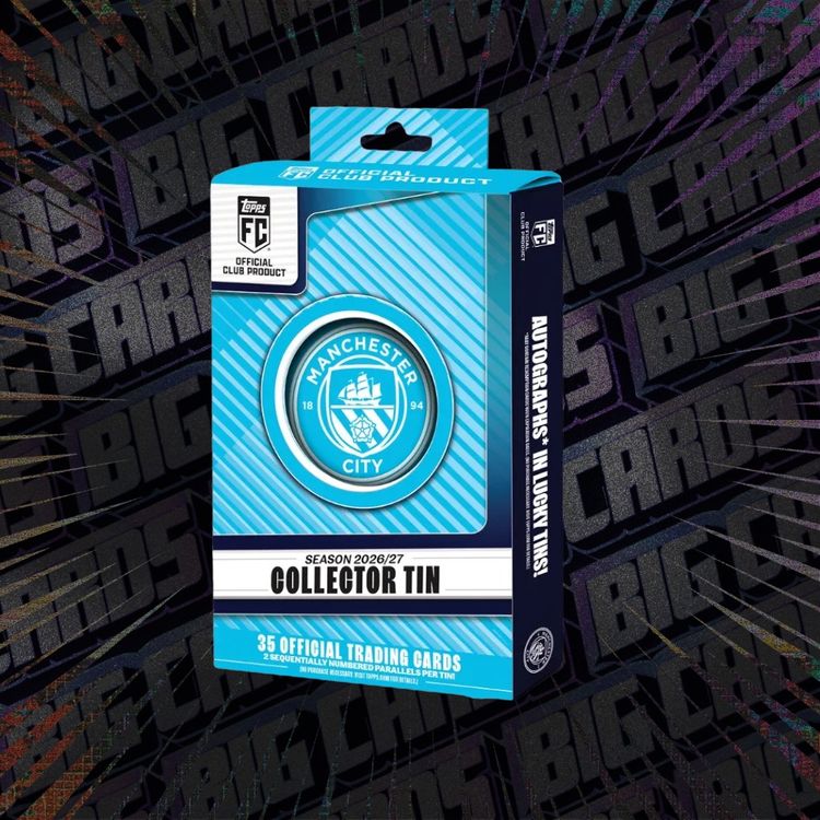 2026/27 Topps Manchester City Collector Tin